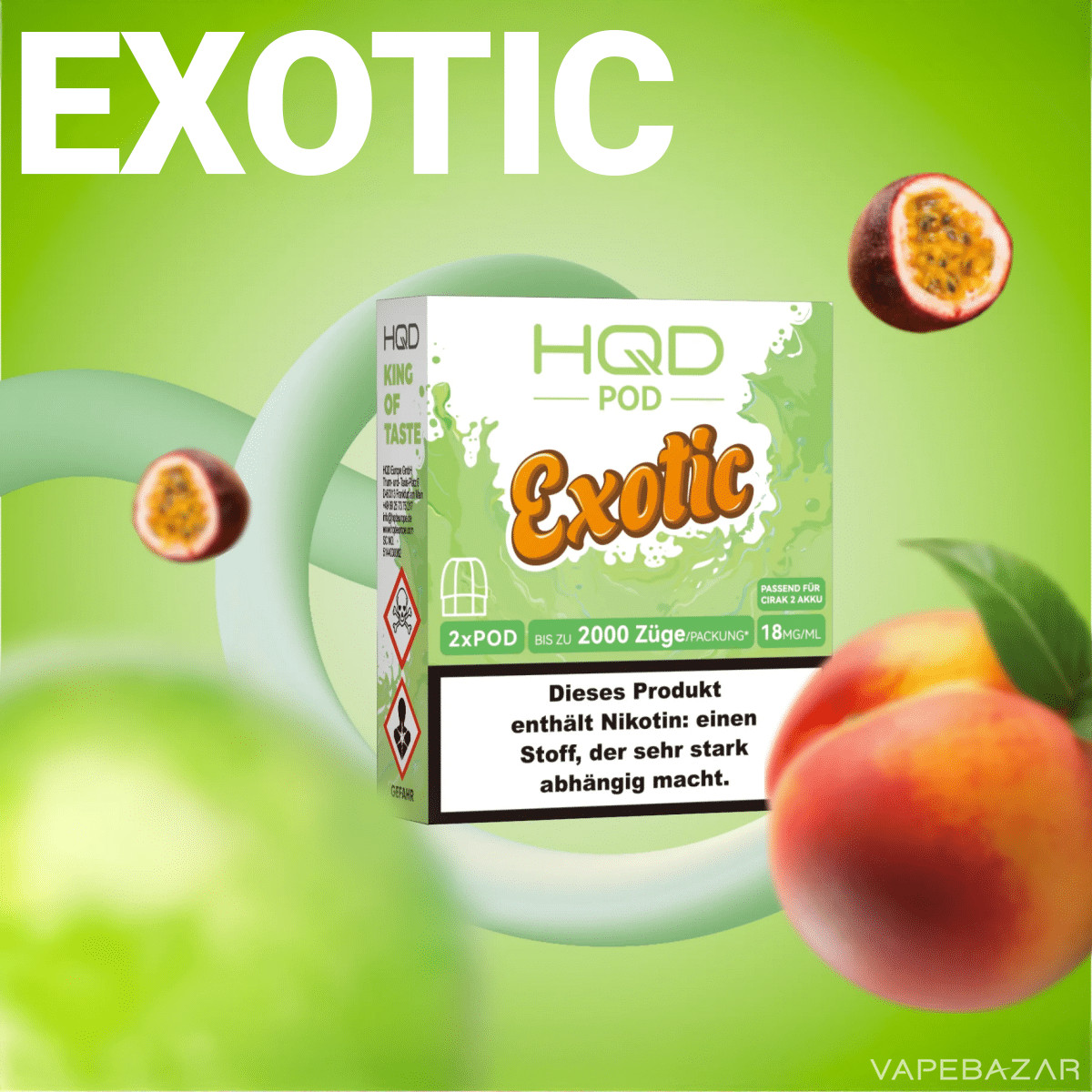 Hqd Pod 2 | Vapebazar Hqd Cirak 2 Hkd Pod 2 Exotic
