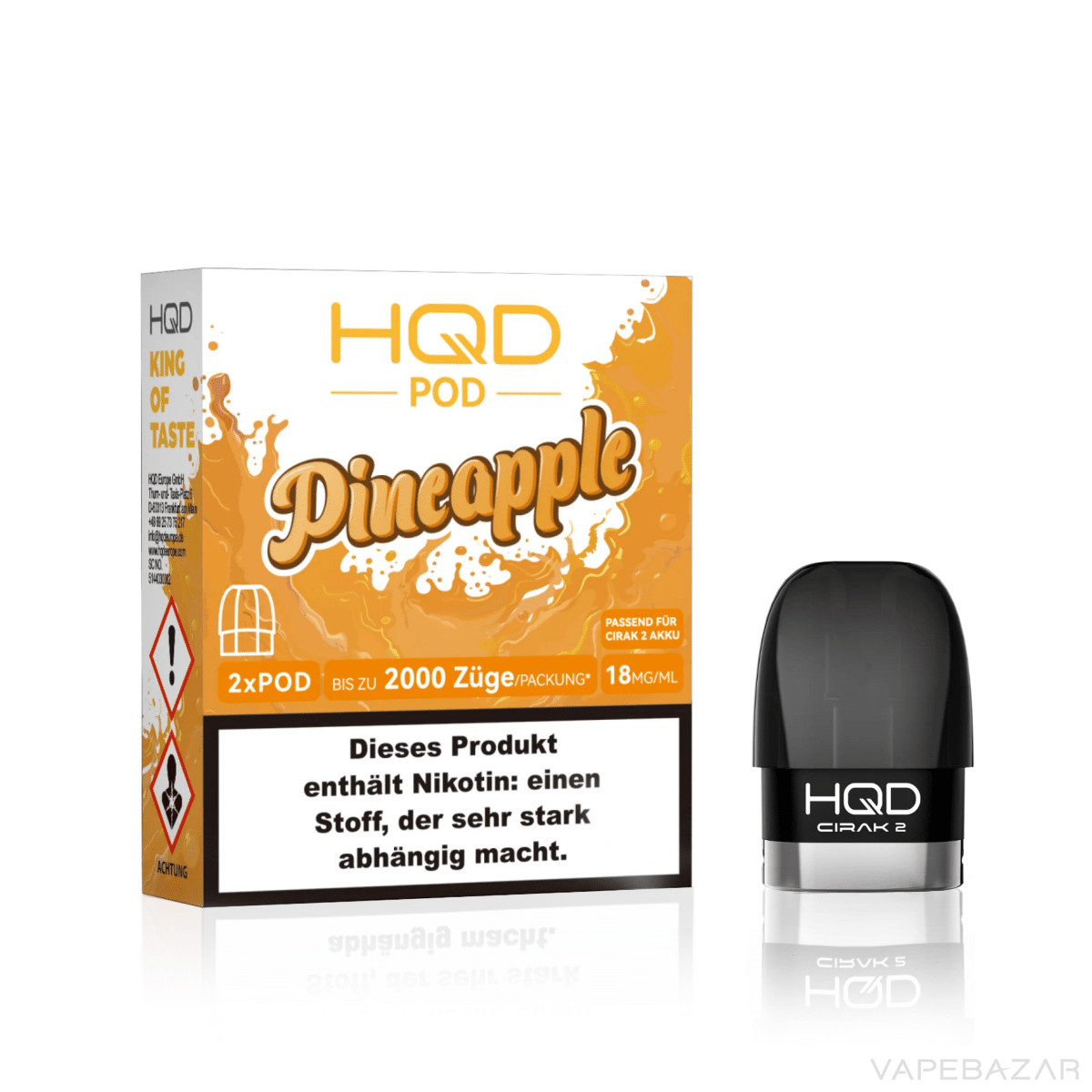 Hqd Pod 2 Pineapple 3 | Vapebazar Hqd Cirak 2 Pods - Pineapple