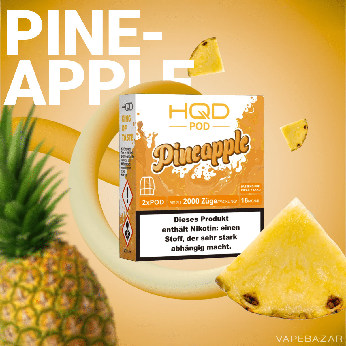 Hqd Pod 2 Pineapple | Vapebazar Hqd Pod 2 Pineapple Hqd Cirak 2