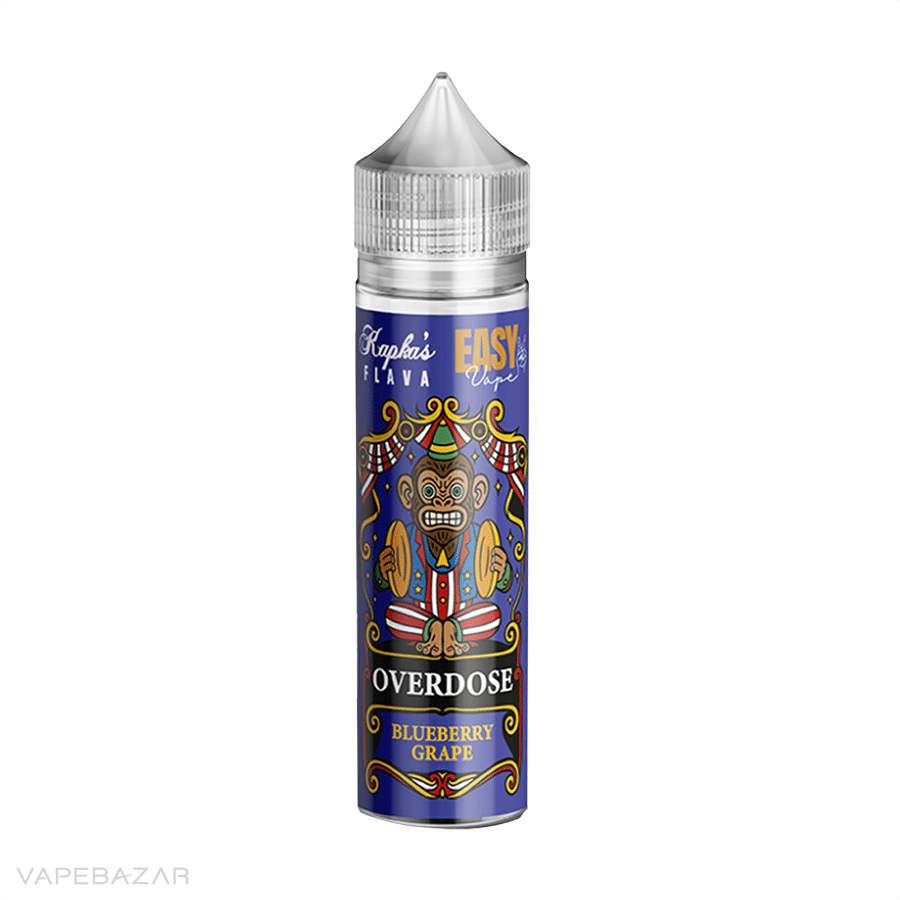 Kapkas Flava Overdose Blueberry Grape Easy Vape 3 | Vapebazar Kapkas Flava X Easy2Vape Longfill - Cactus Apple