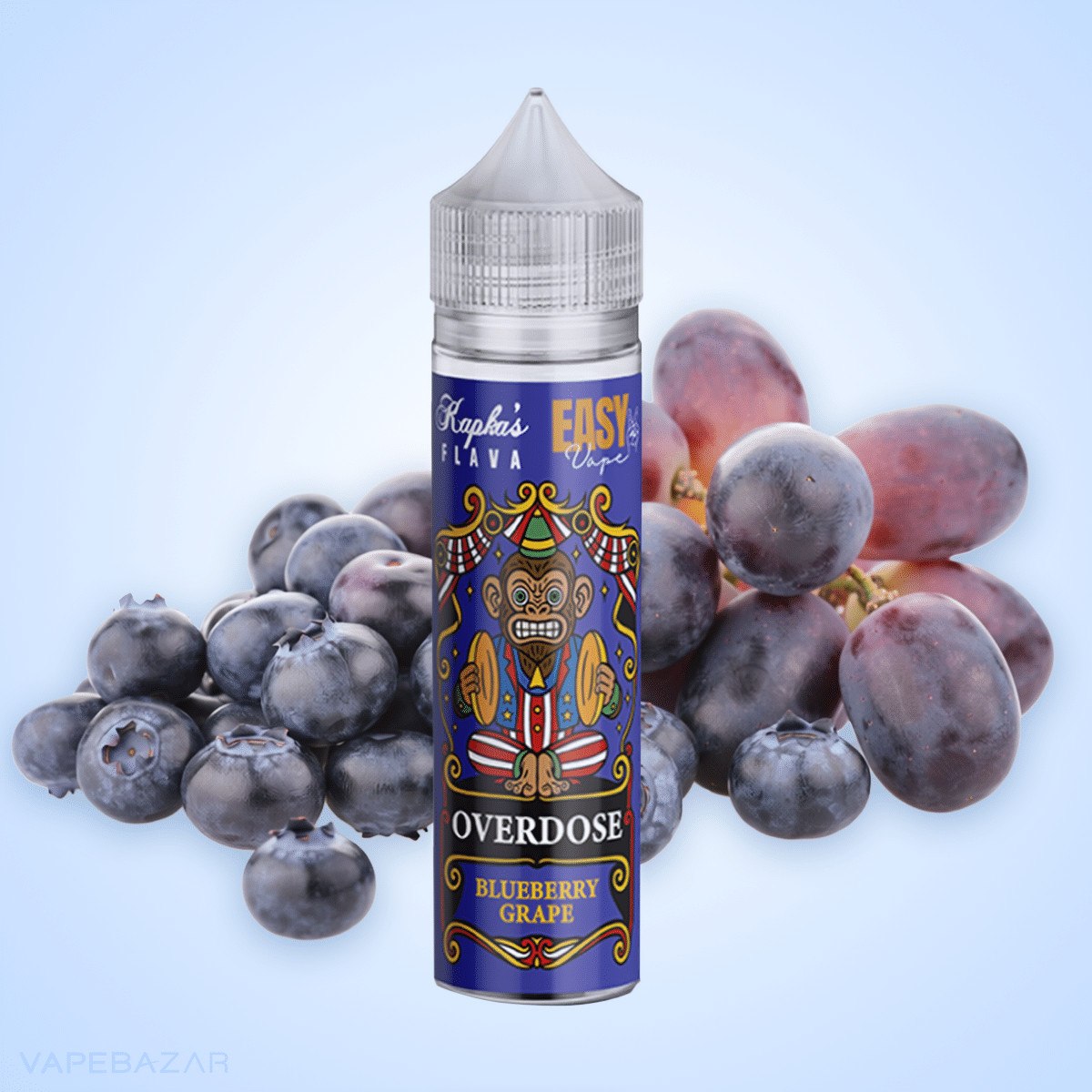 Kapkas Flava Overdose Blueberry Grape Easy Vape | Vapebazar Kapkas Flava Overdose Blueberry Grape Easy Vape