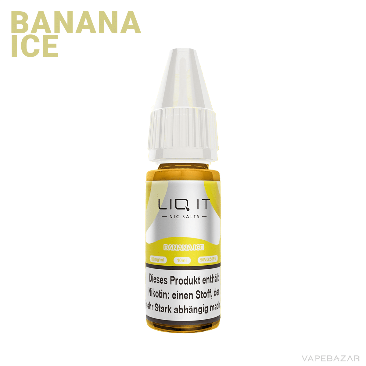 Liq It Liquid Banana Ice 2 | Vapebazar Lovesticks Liq It Liquid - Banana Ice