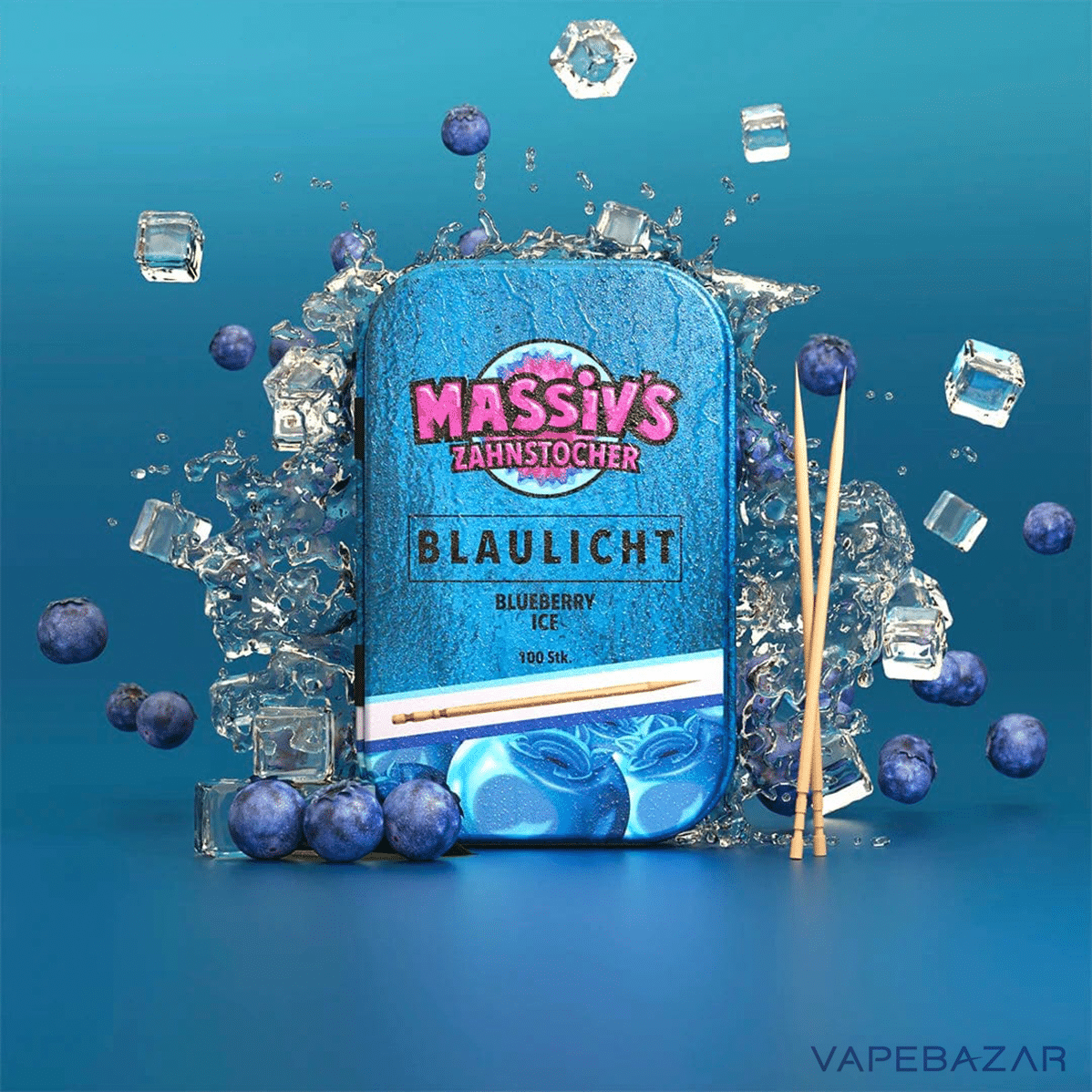 Massivs Zahnstocher Al Massiva Blaulicht | Vapebazar Massiv'S Zahnstocher