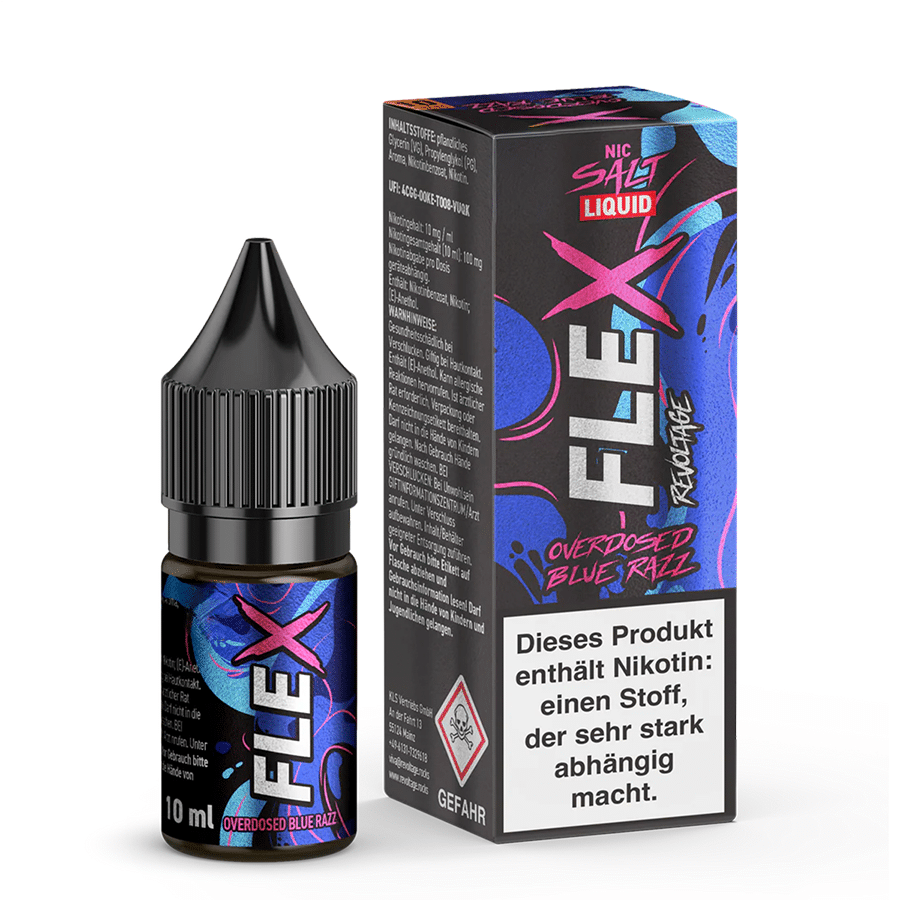 Revoltage Flex Overdosed Blue Razz 3 | Vapebazar Revoltage Flex - Overdosed Blue Razz