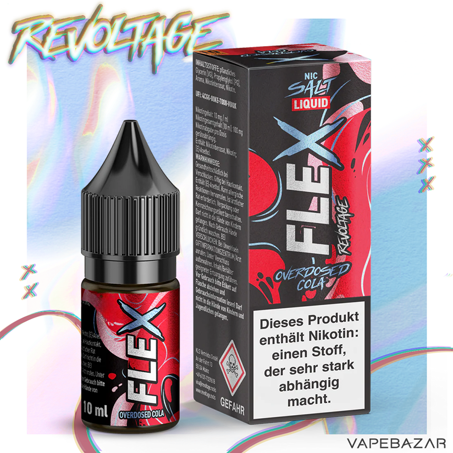Revoltage Flex Overdosed Cola 2 | Vapebazar Revoltage Flex - Overdosed Cola