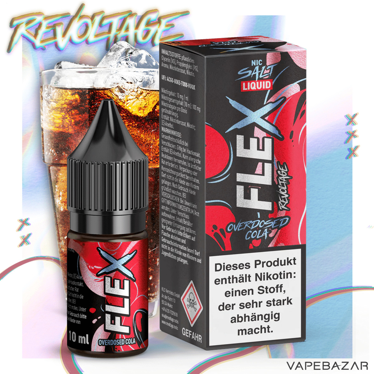 Revoltage Flex Overdosed Cola | Vapebazar Revoltage Flex Overdosed Cola