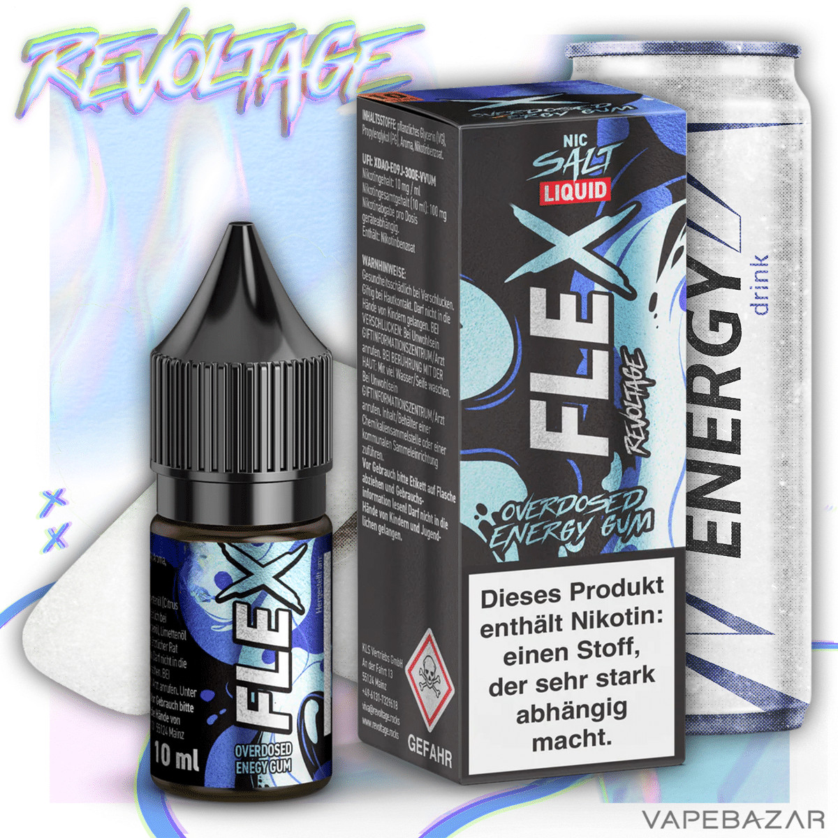 Revoltage Flex Overdosed Energy Gum | Vapebazar Revoltage Flex Overdosed Energy Gum