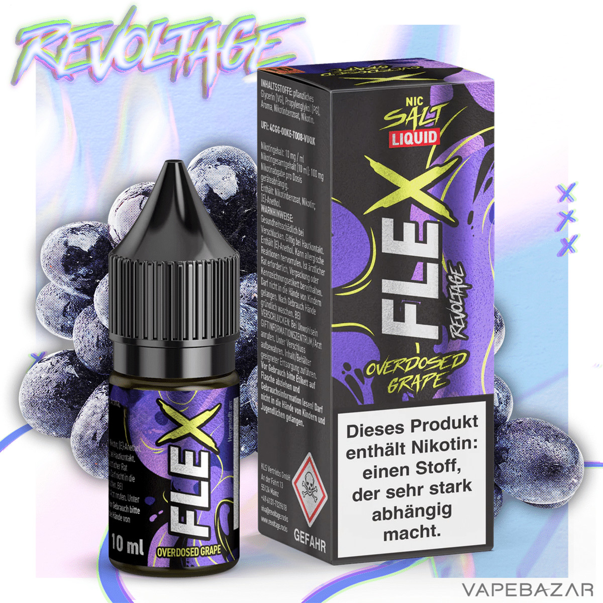 Revoltage Flex Overdosed Grape | Vapebazar Revoltage Flex Overdosed Grape