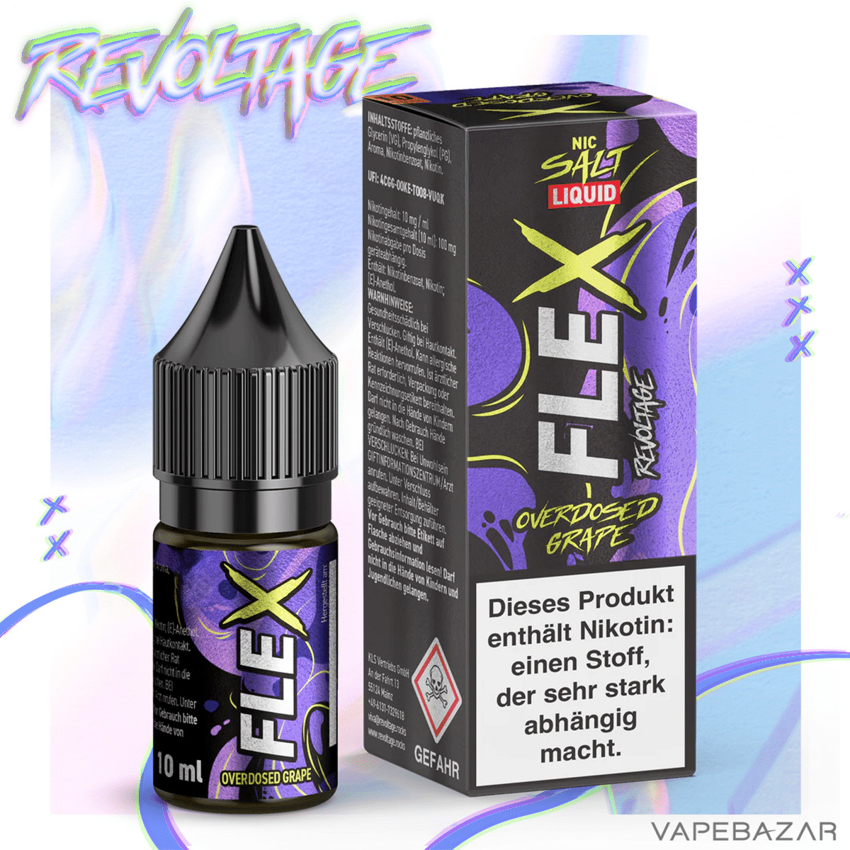 Revoltage Flex Overdosed Grape2 | Vapebazar Revoltage Flex - Overdosed Grape