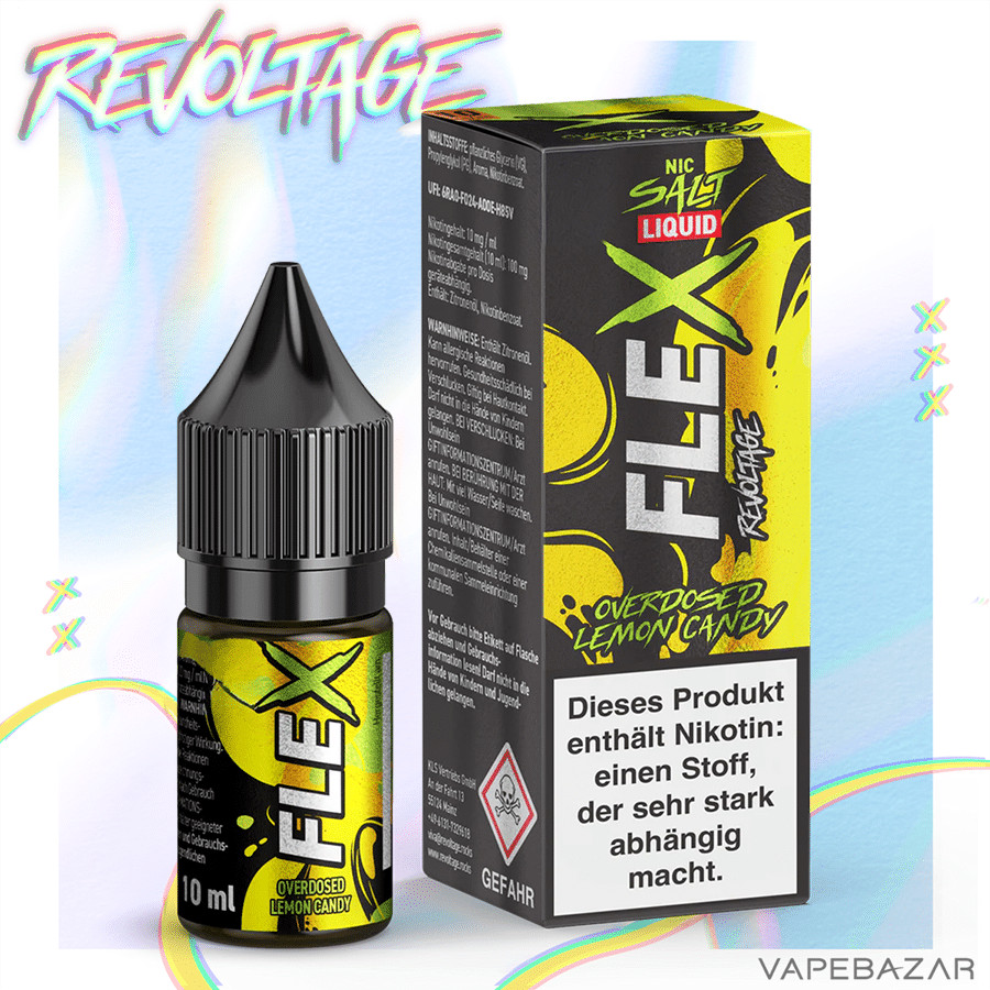 Revoltage Flex Overdosed Lemon Candy 2 | Vapebazar Revoltage Flex - Overdosed Lemon Candy