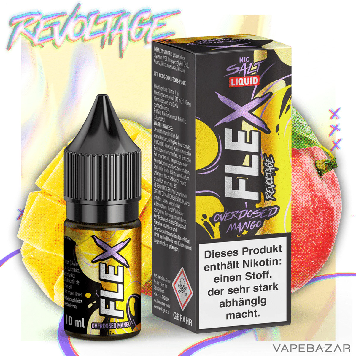 Revoltage Flex Overdosed Mango | Vapebazar Revoltage Flex Overdosed Mango