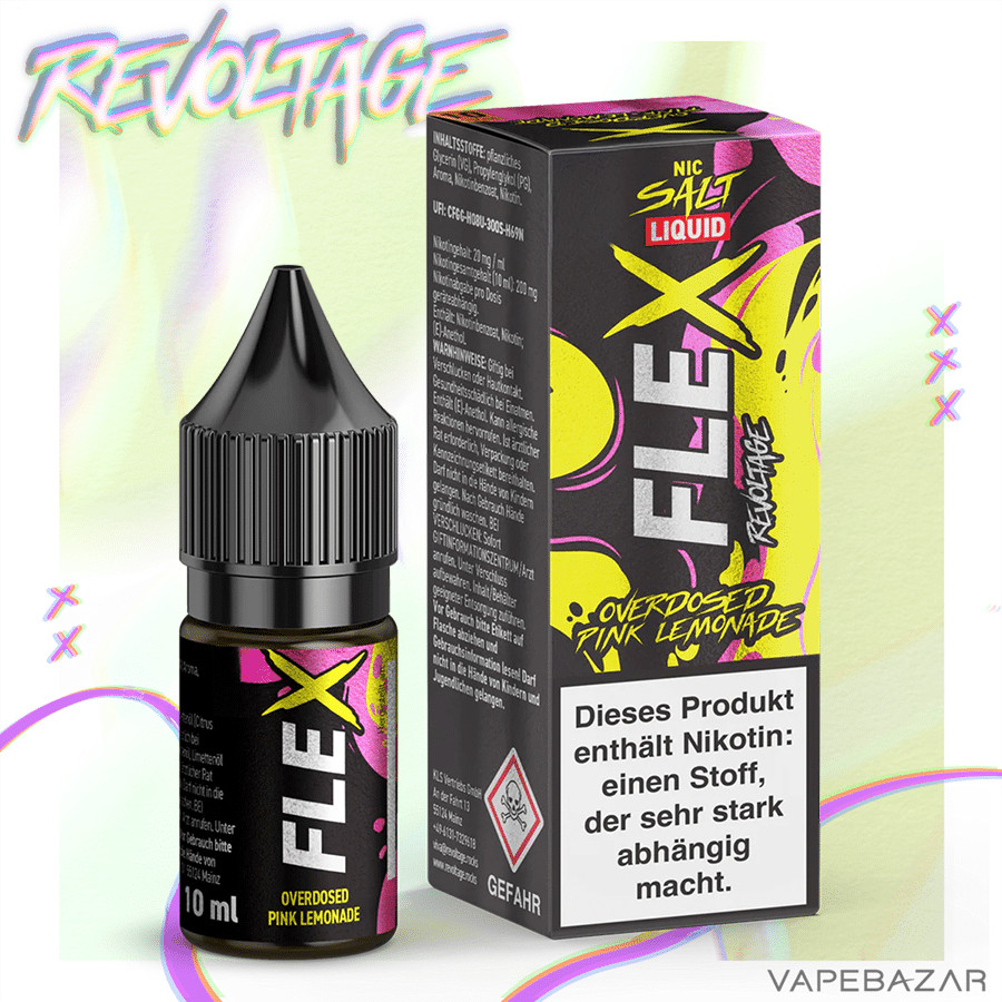 Revoltage Flex Overdosed Pink Lemonade 2 | Vapebazar Revoltage Flex - Overdosed Pink Lemonade – Bild 2