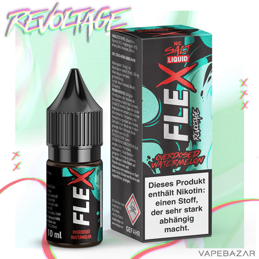 Revoltage Flex Overdosed Watermelon 2 | Vapebazar Revoltage Flex - Overdosed Watermelon
