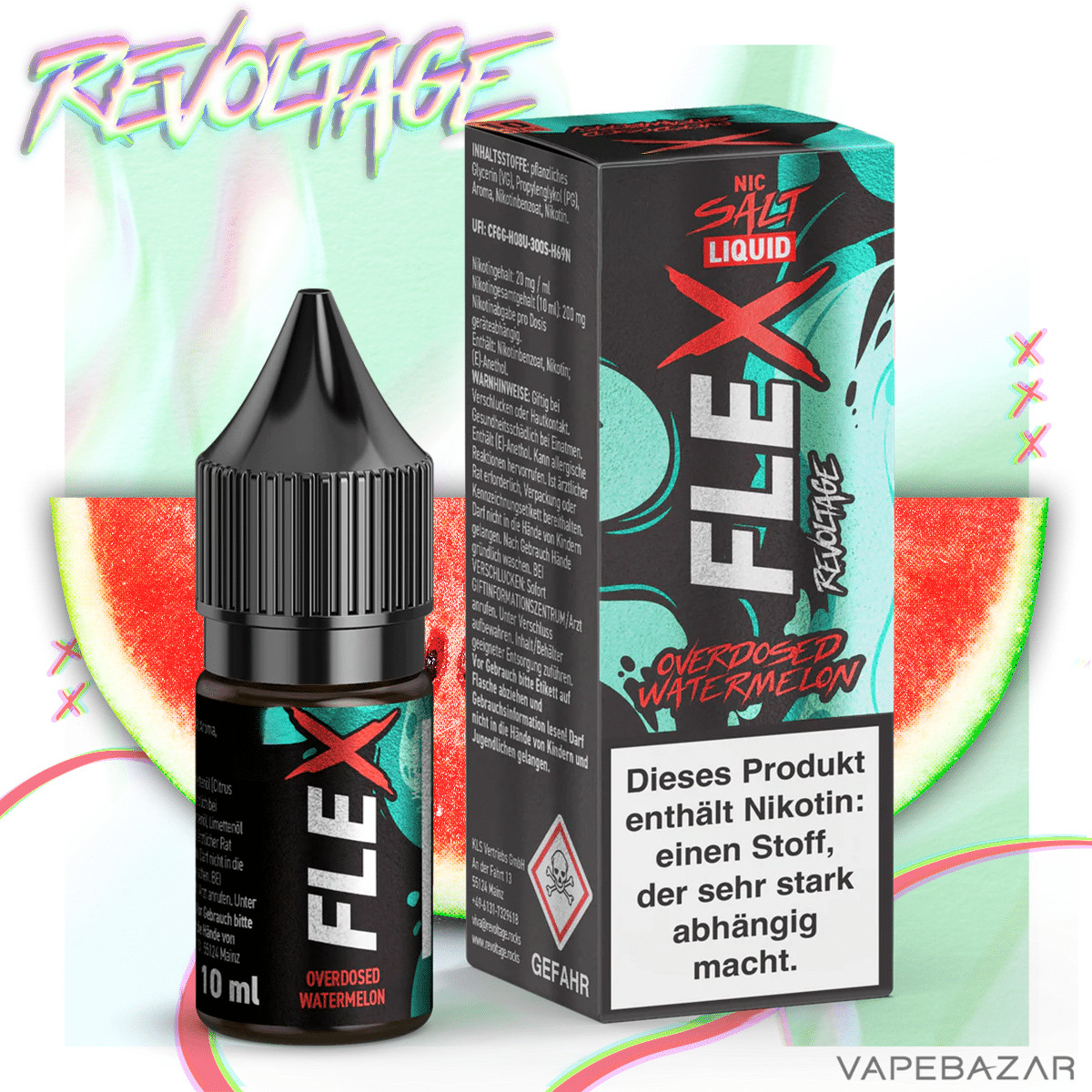 Revoltage Flex Overdosed Watermelon | Vapebazar Revoltage Flex Overdosed Watermelon