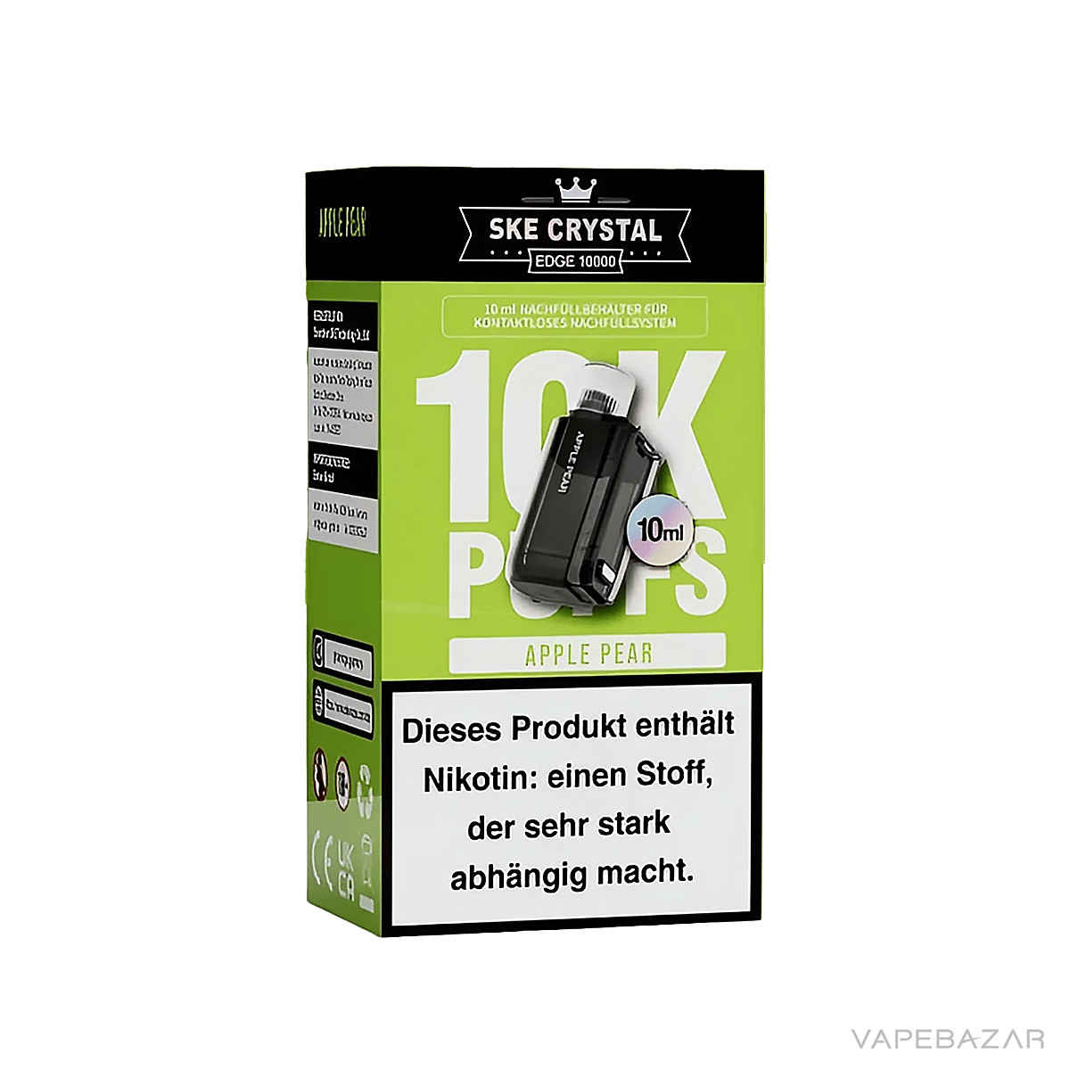 SKE Crystal Edge 10k Apple Pear 3 | Vapebazar Ske Crystal Edge 10K - Apple Pear