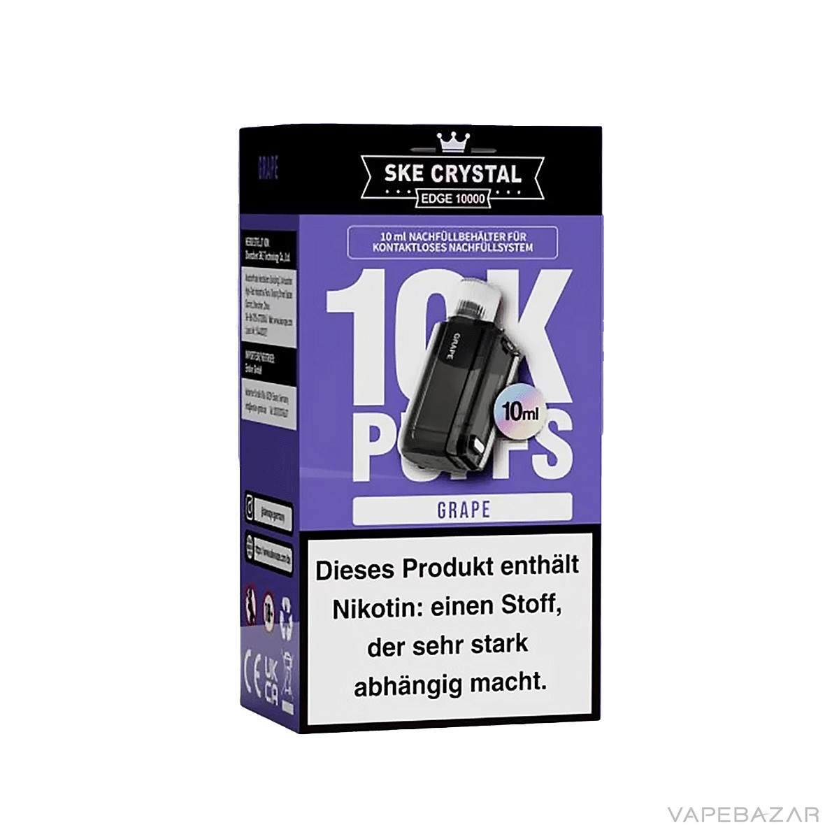 SKE Crystal Edge 10k Grape 3 | Vapebazar Ske Crystal Edge 10K - Grape