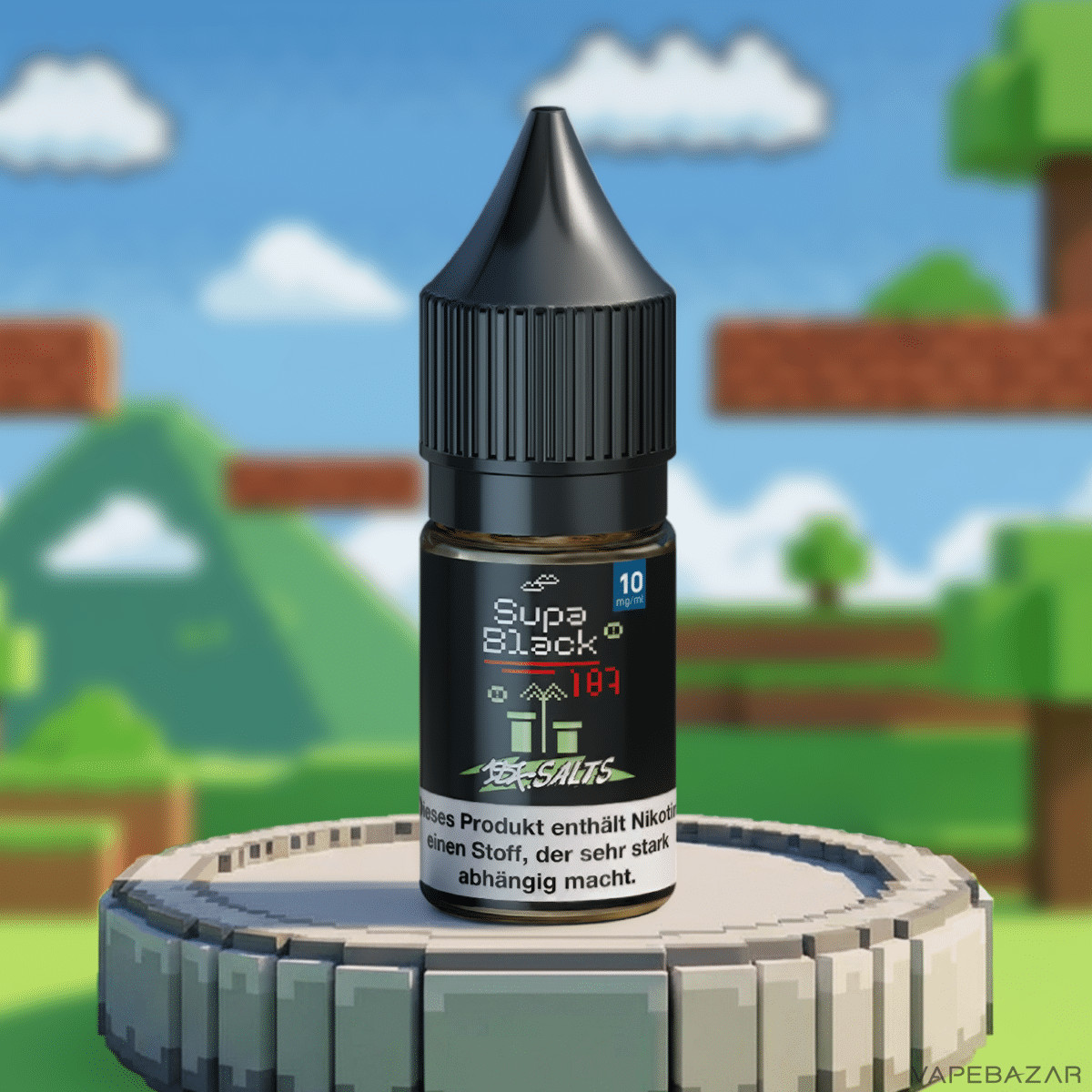 187 Salt Supa Black | Vapebazar 187 Salt - Supa Black