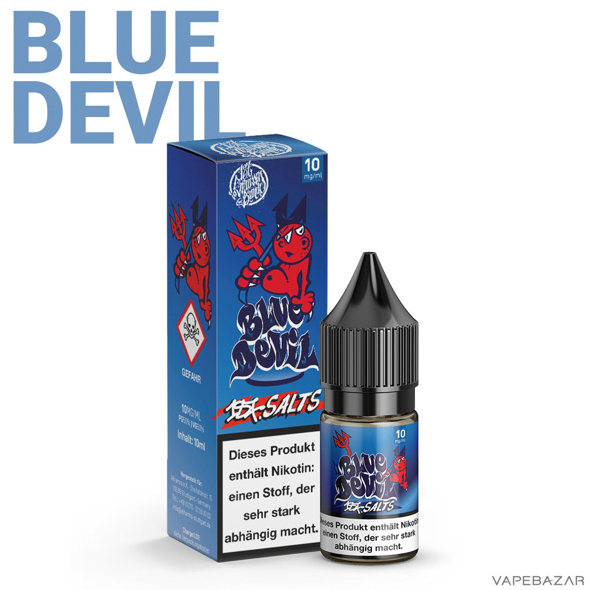 187 Salts Blue Devil 2 | Vapebazar 187 Salt Liquid - Blue Devil
