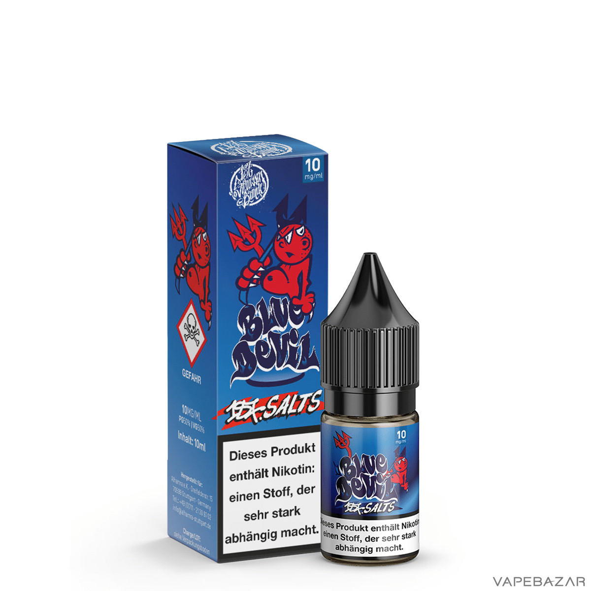 187 Salts Blue Devil 3 | Vapebazar 187 Salt Liquid - Blue Devil