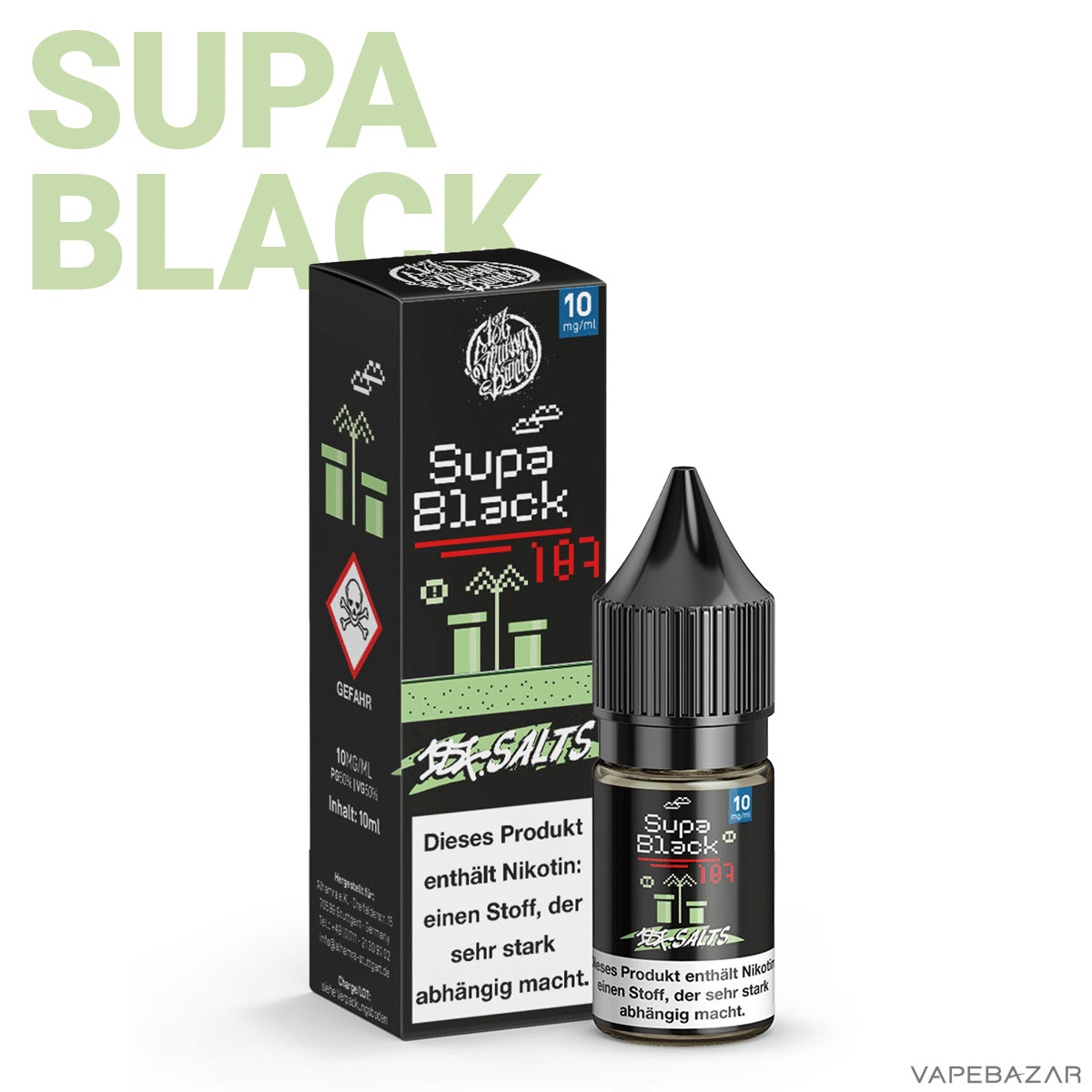 187 Salts Supa Black 2 | Vapebazar 187 Salt Liquid - Blue Devil