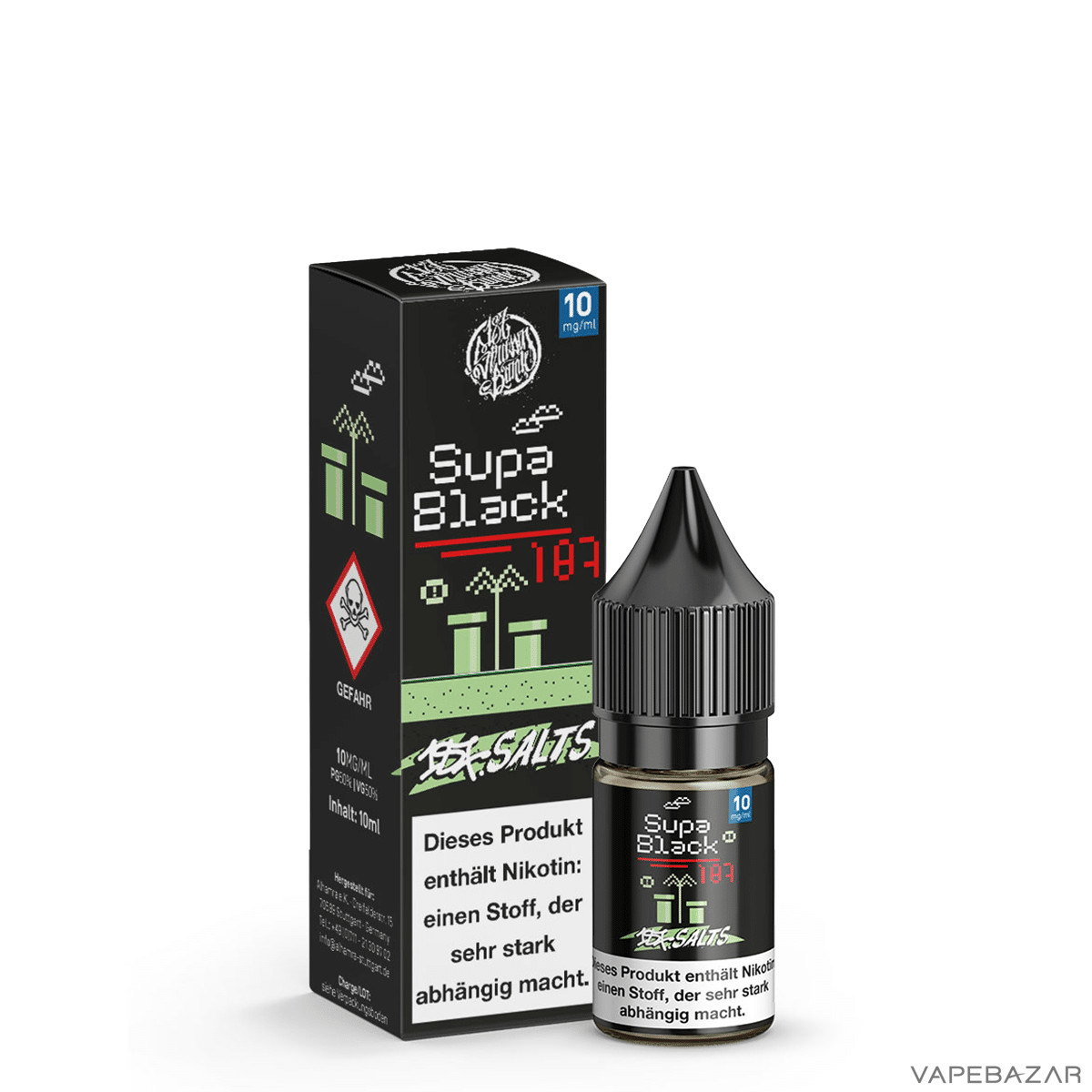 187 Salts Supa Black 3 | Vapebazar 187 Salt Liquid - Blue Devil