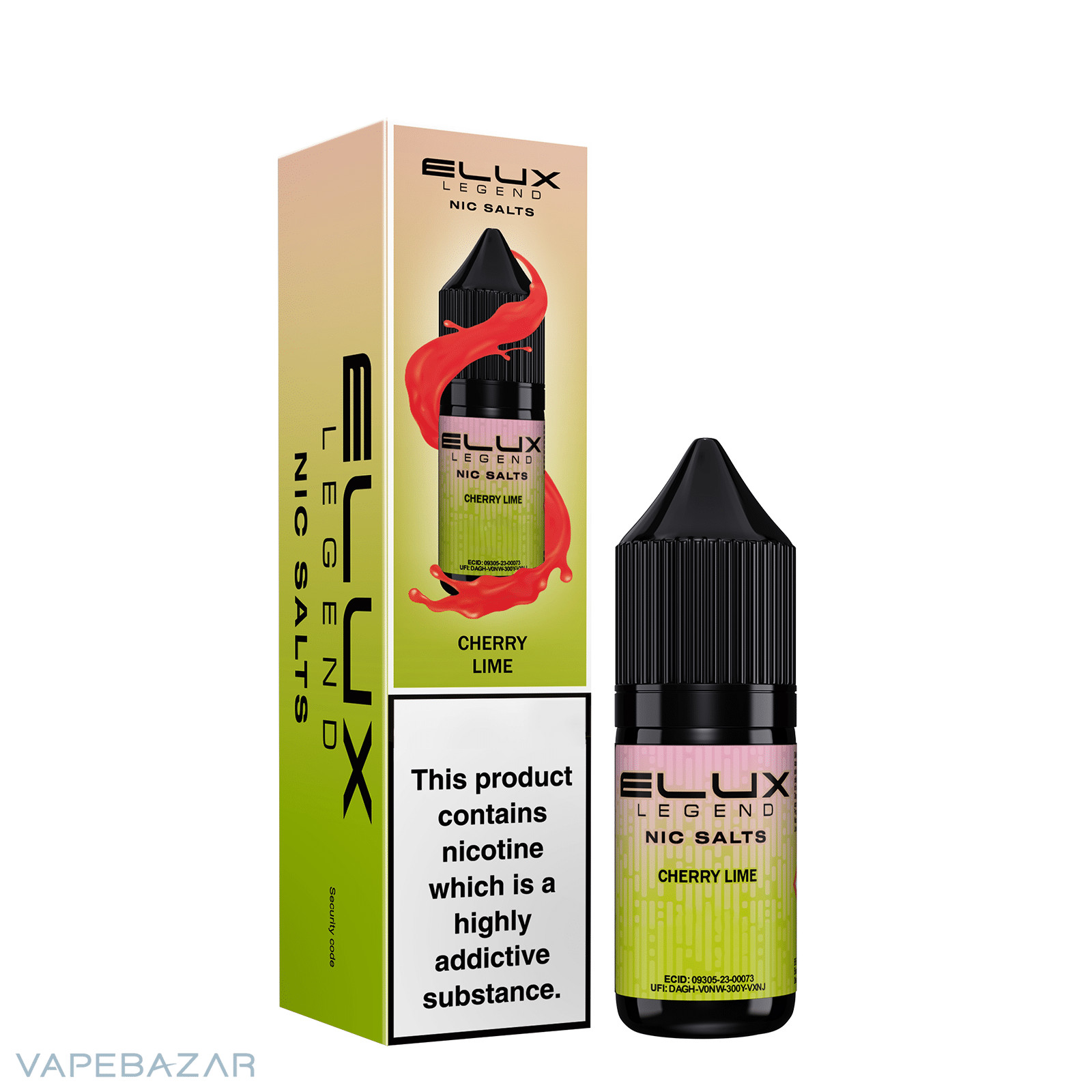 ELUX LEGEND NIC SALTS Cherry Lime 3 | Vapebazar Elux Legend Nic Salts - Cherry Lime