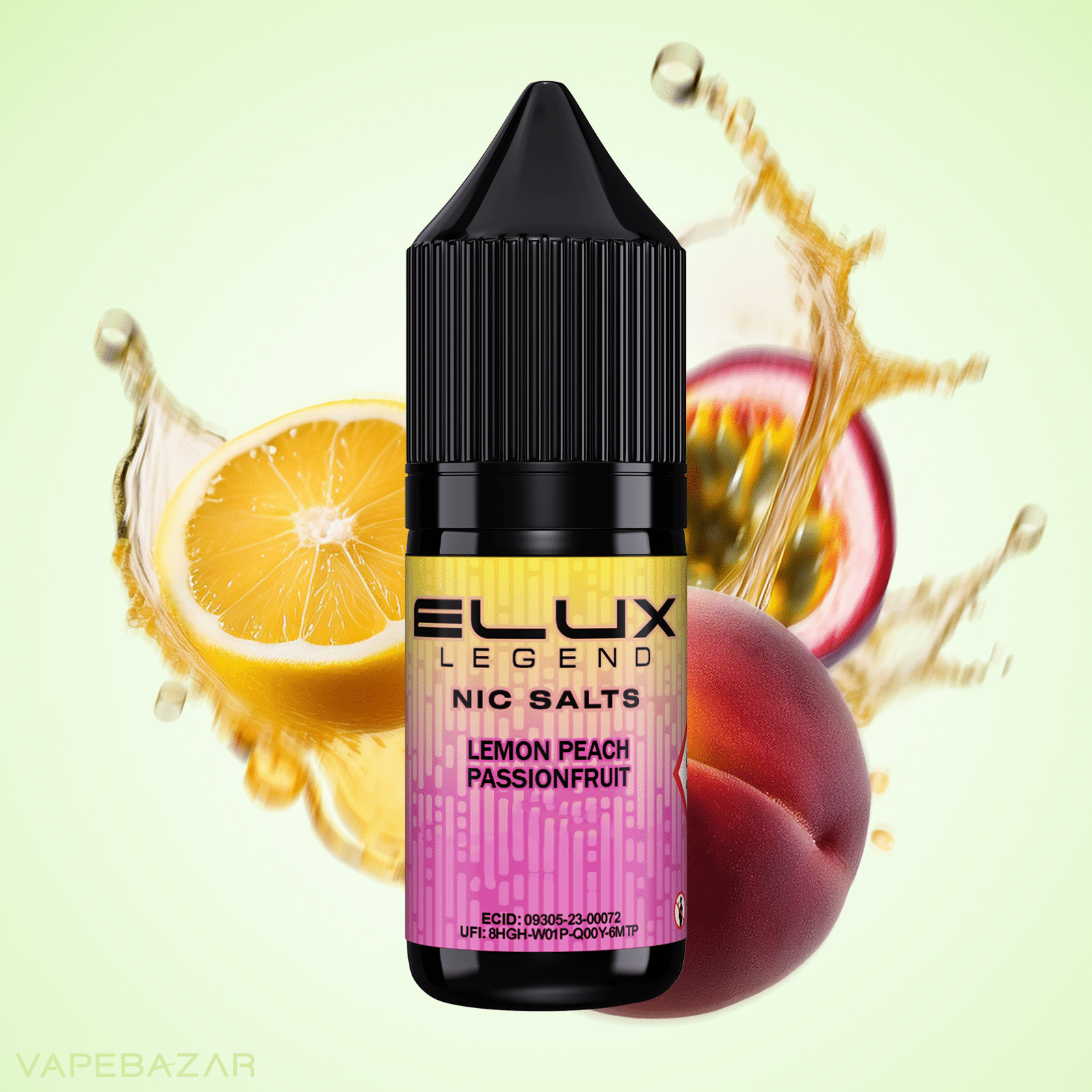 ELUX LEGEND NIC SALTS Lemon Peach Passionfruit | Vapebazar Elux Legend Nic Salts Lemon Peach Passionfruit