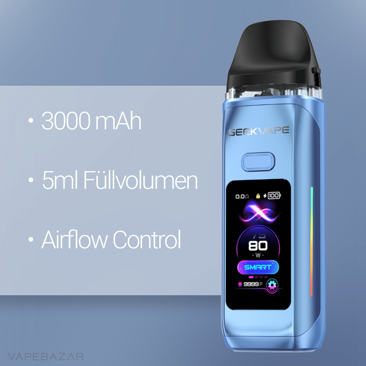 Geekvape Digi Max Blau 1 | Vapebazar Geekvape - Digi Max Kit - Moon Silver