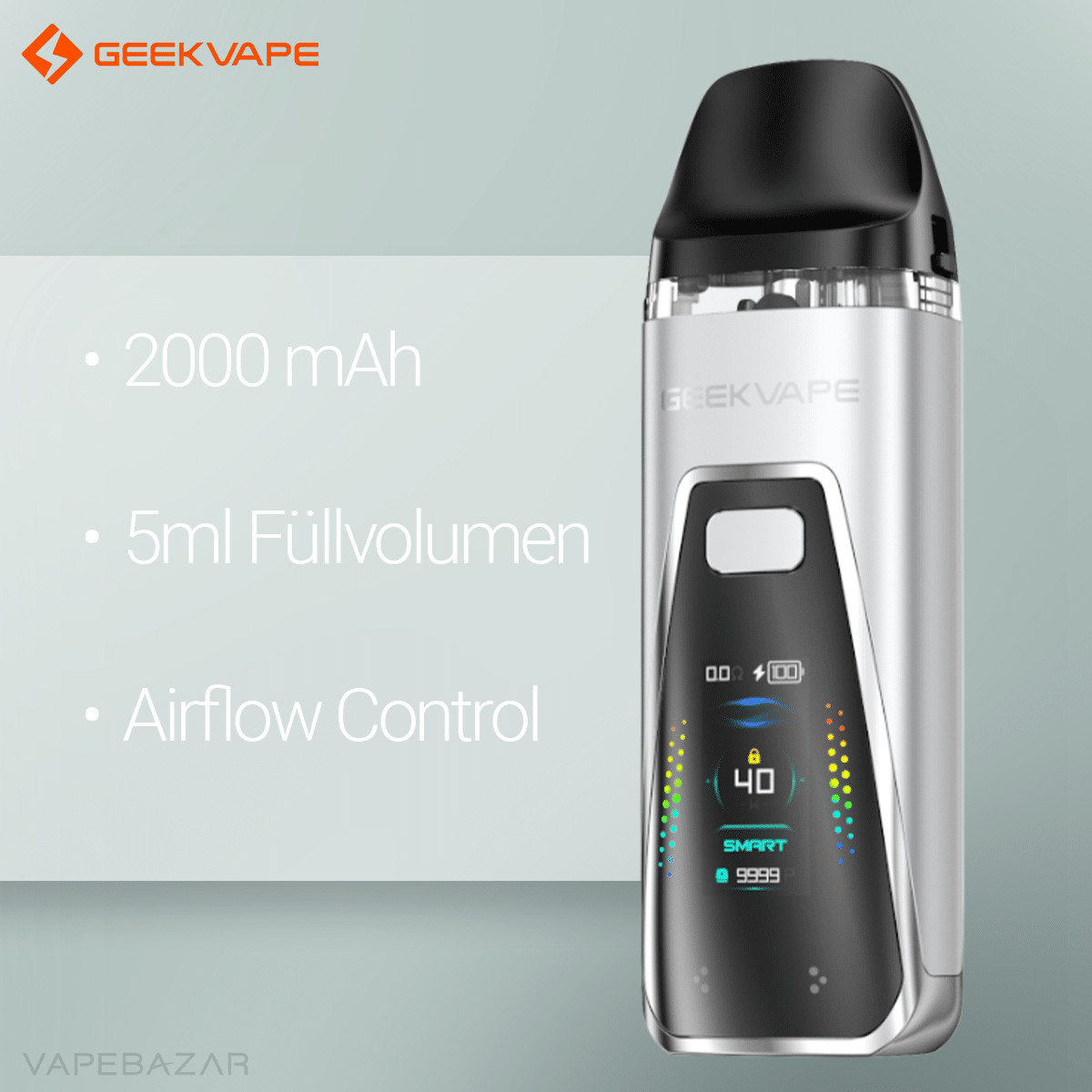 Geekvape Digi Pro White 2 Kopie | Vapebazar Geekvape - Digi Pro Kit - Moon Silver