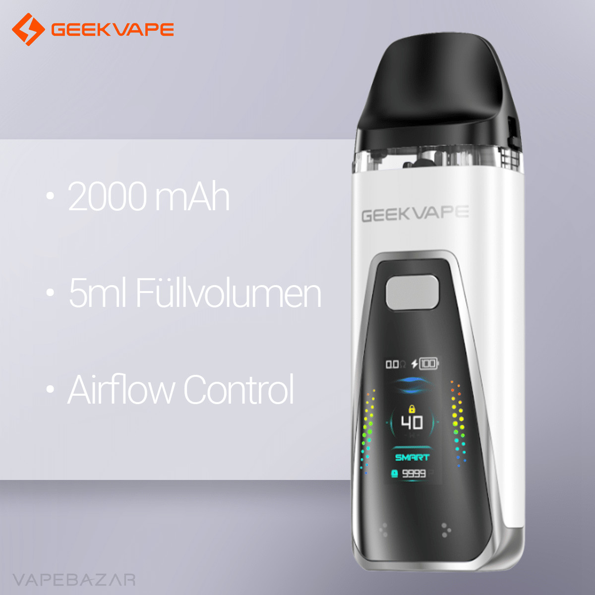 Geekvape Digi Pro White 2 | Vapebazar Geekvape - Digi Pro Kit - Moon Silver