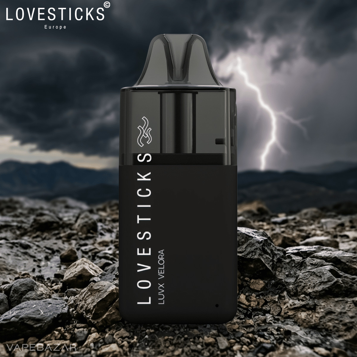 Lovesticks Lux Velora Pod Kit Black | Vapebazar Lovesticks Luvx Velora Pod Kit Black