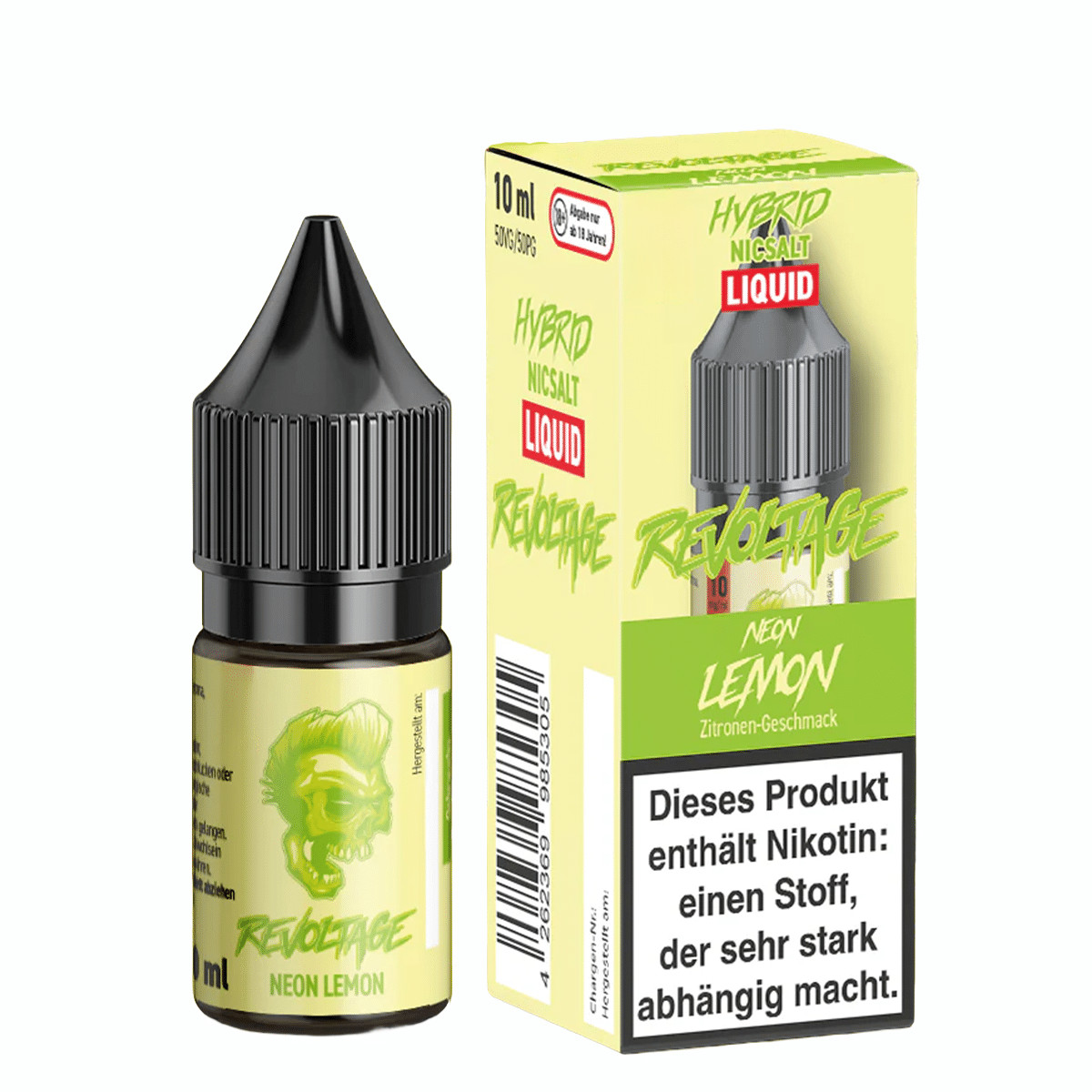 Revoltage Hybrid NicSalt Liquid Revoltage NicSalt Neon Lemon Neu 3 | Vapebazar Revoltage Hybrid Nicsalt Liquid - Neon Lemon