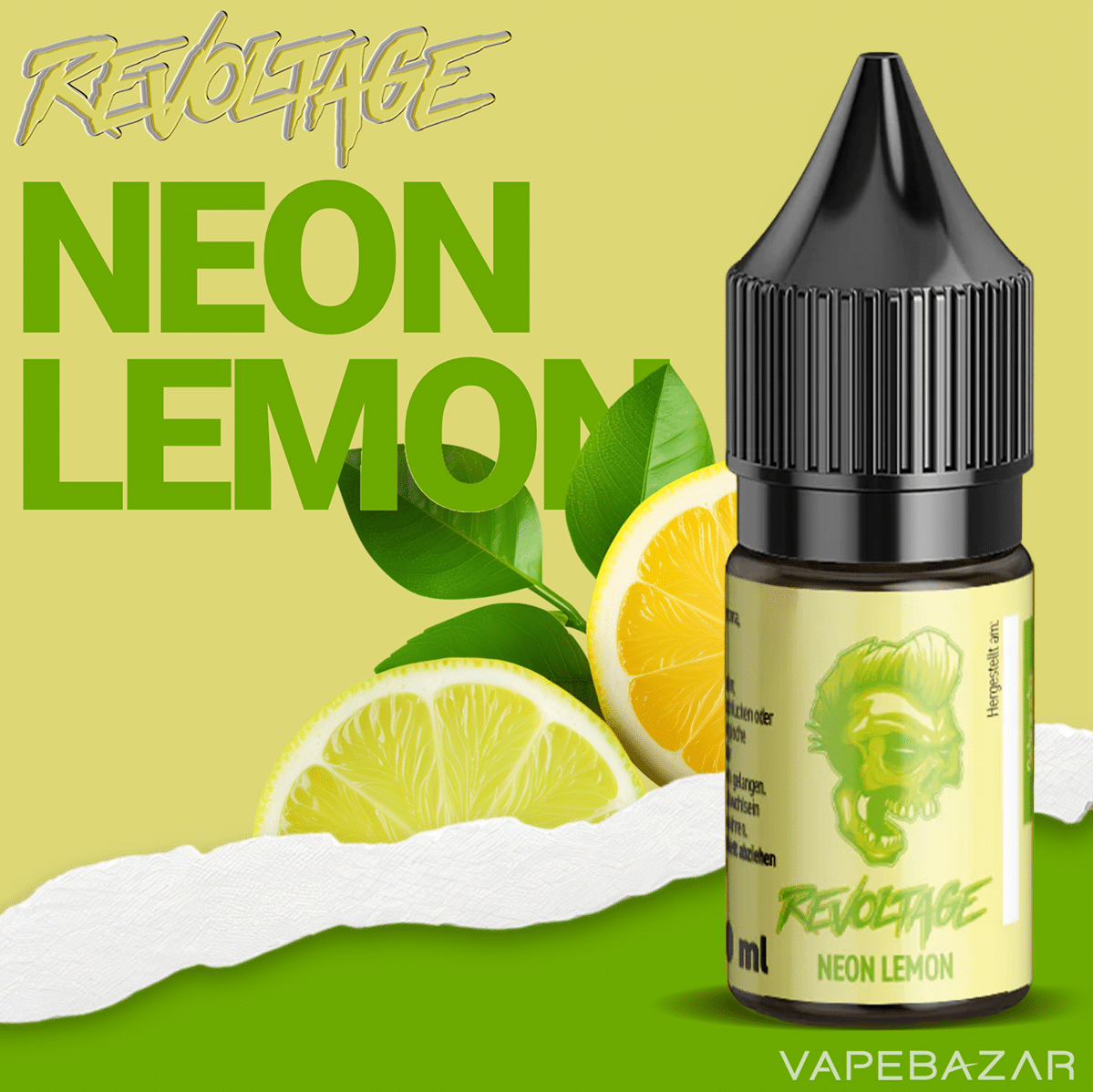 Revoltage Hybrid NicSalt Liquid Revoltage NicSalt Neon Lemon Neu | Vapebazar Revoltage Hybrid Nicsalt Liquid Revoltage Nicsalt - Neon Lemon Neu_