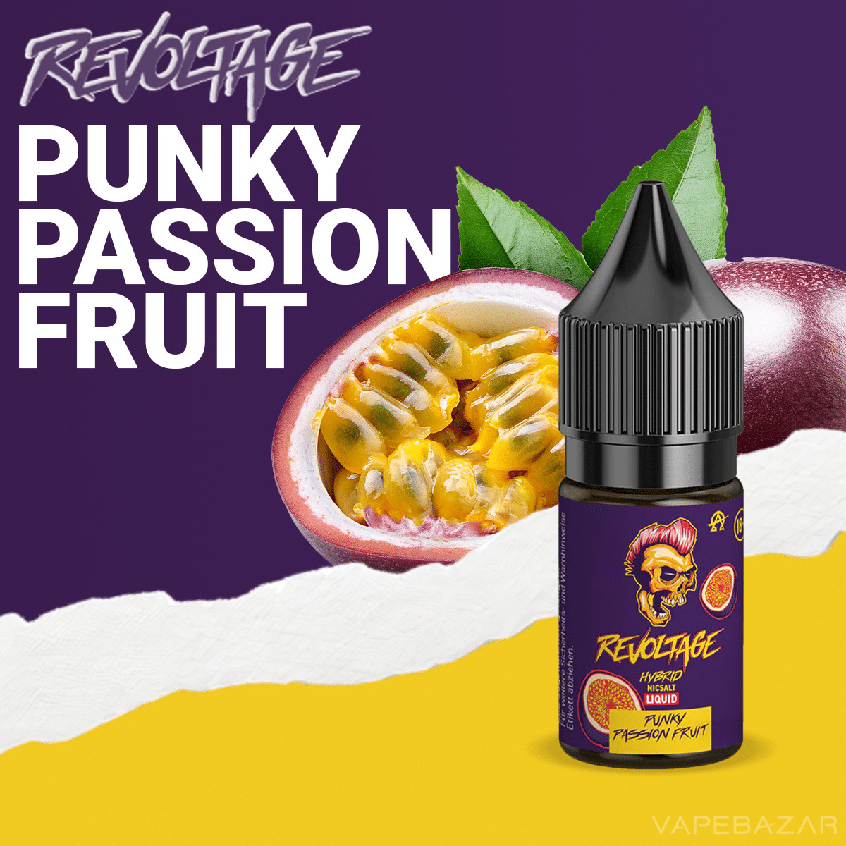 Revoltage Hybrid NicSalt Liquid Revoltage NicSalt Punky Passion Fruit | Vapebazar Revoltage Hybrid Nicsalt Liquid Revoltage Nicsalt - Punky Passion Fruit