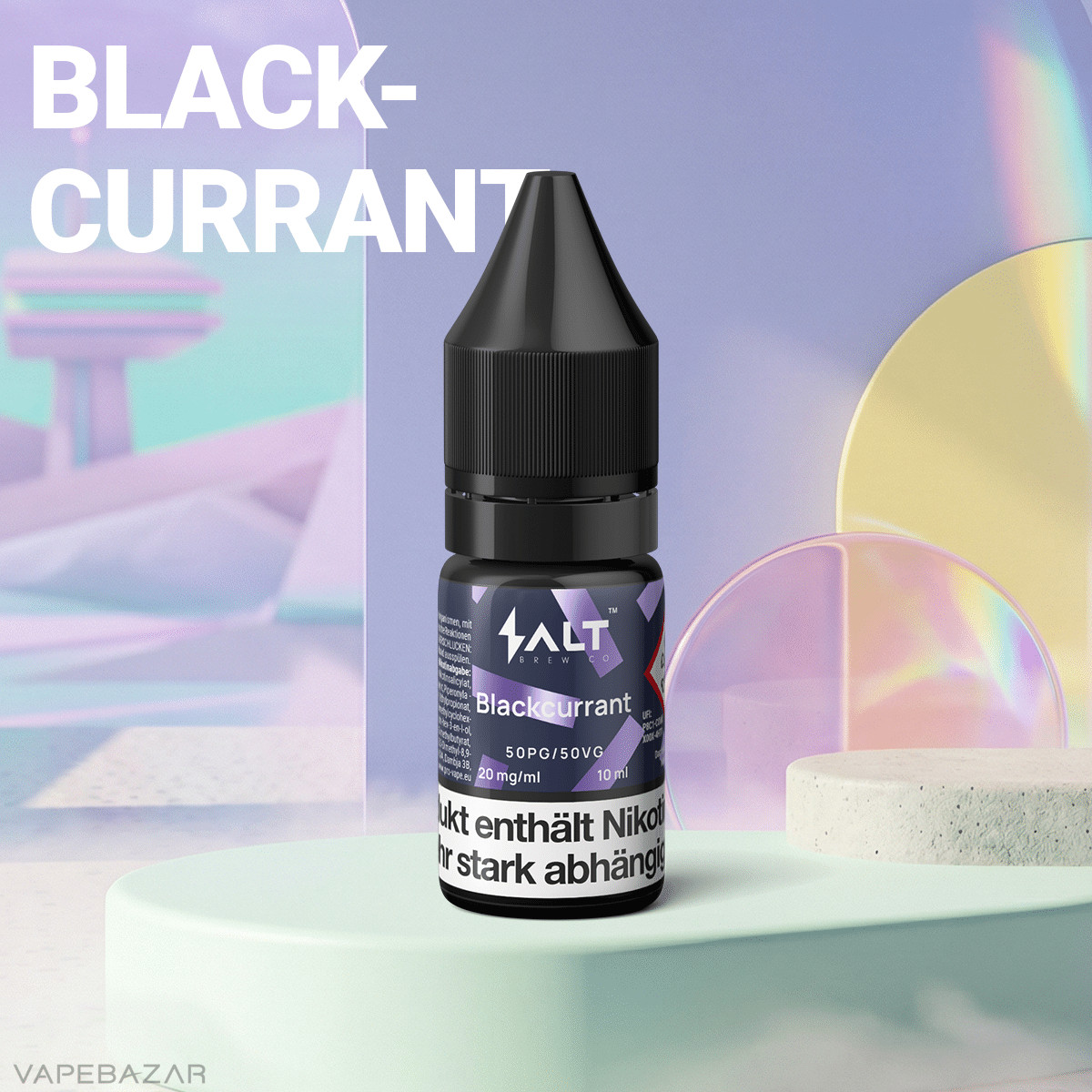 Salt Brew Co Liquid Blackcurrant2 | Vapebazar Salt Liquid - Apple Ice