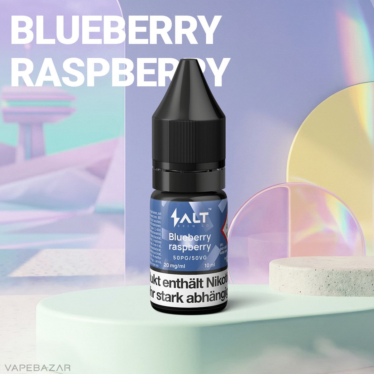 Salt Brew Co Liquid Blueberry Raspberry2 | Vapebazar Salt Liquid - Apple Ice