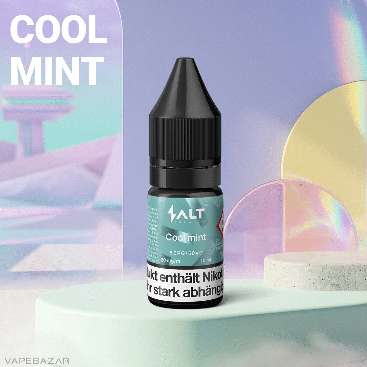 Salt Brew Co Liquid Cool Mint2 | Vapebazar Salt Liquid - Apple Ice