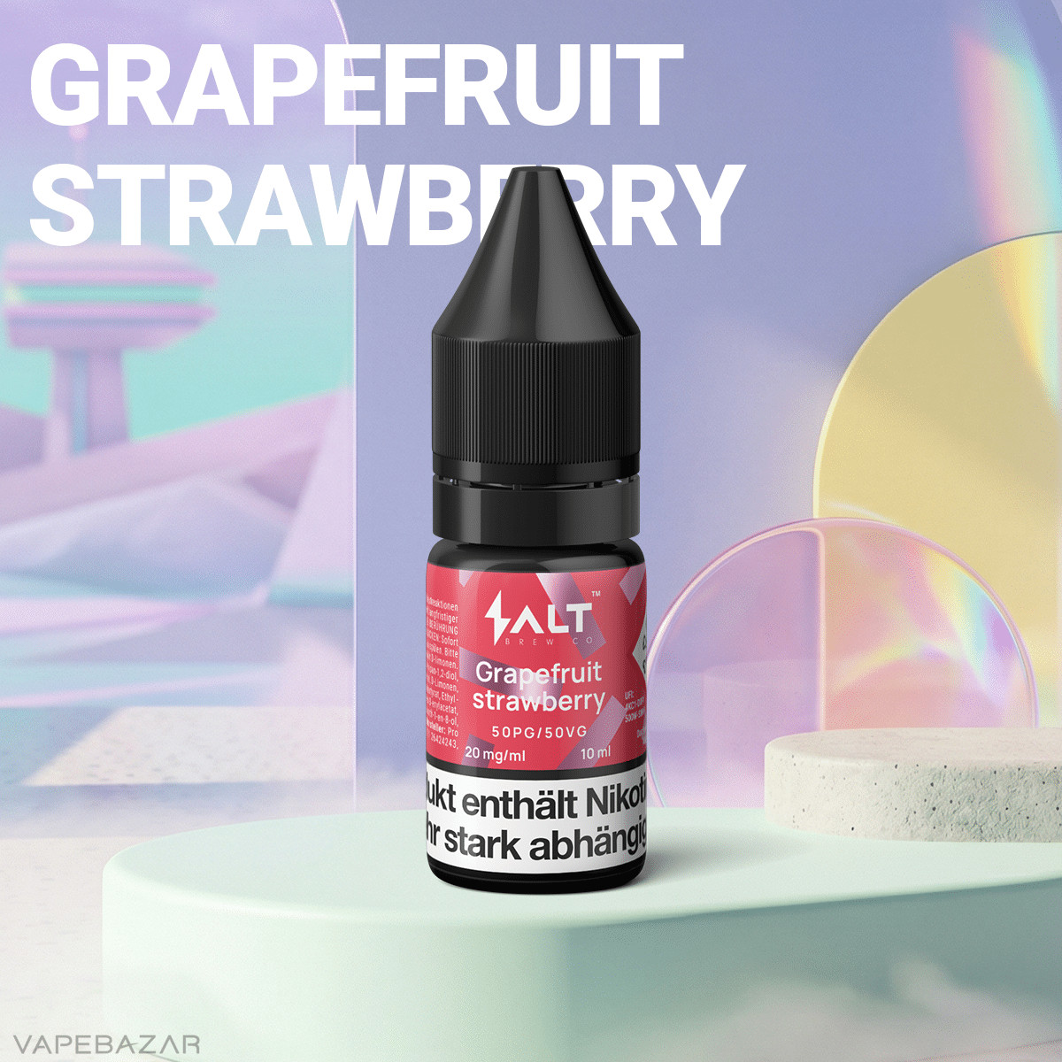Salt Brew Co Liquid Grapefruit Strawberry2 | Vapebazar Salt Brew Co Liquid - Grapefruit Strawberry2