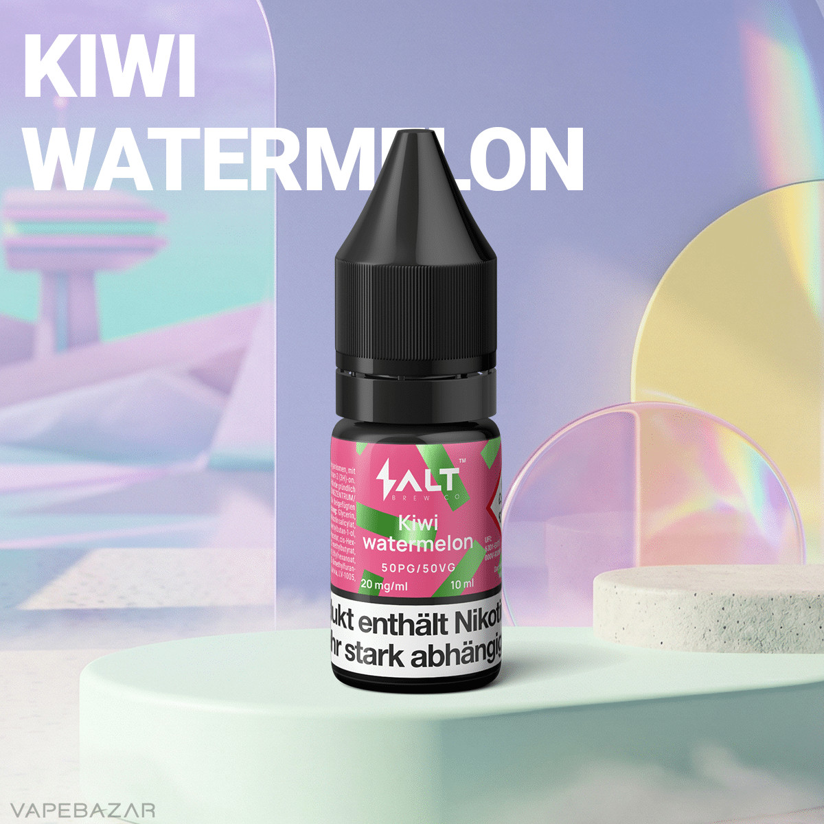 Salt Brew Co Liquid Kiwi Watermelon2 | Vapebazar Salt Liquid - Apple Ice