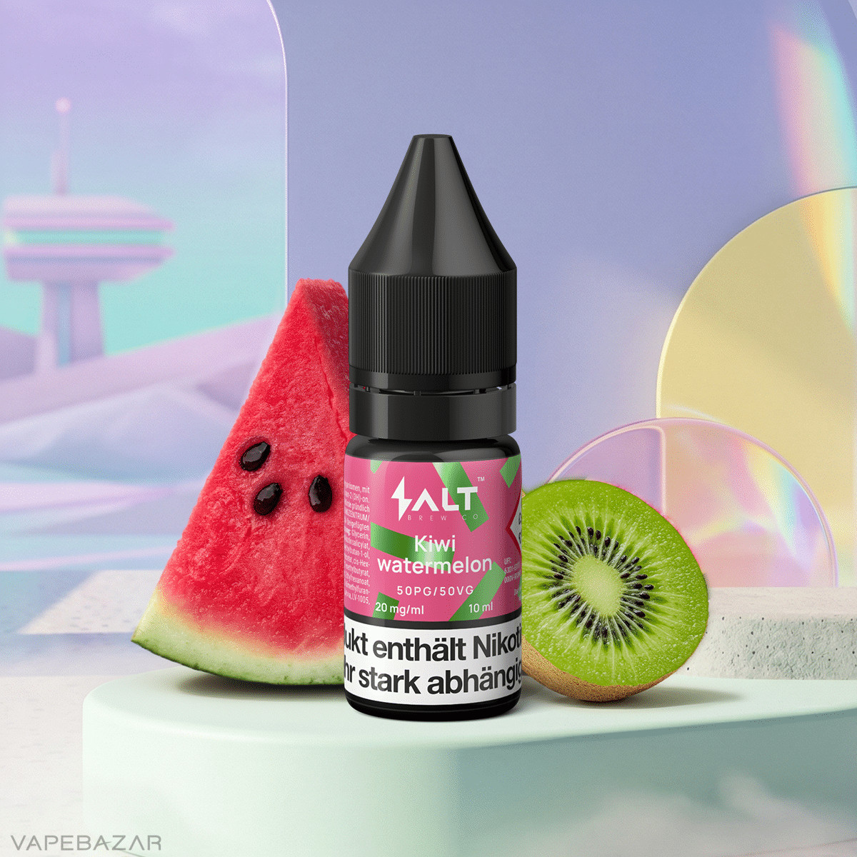 Salt Brew Co Liquid Kiwi Watermelonsalt liquid | Vapebazar Salt Brew Co Liquid - Kiwi Watermelonsalt Liquid_