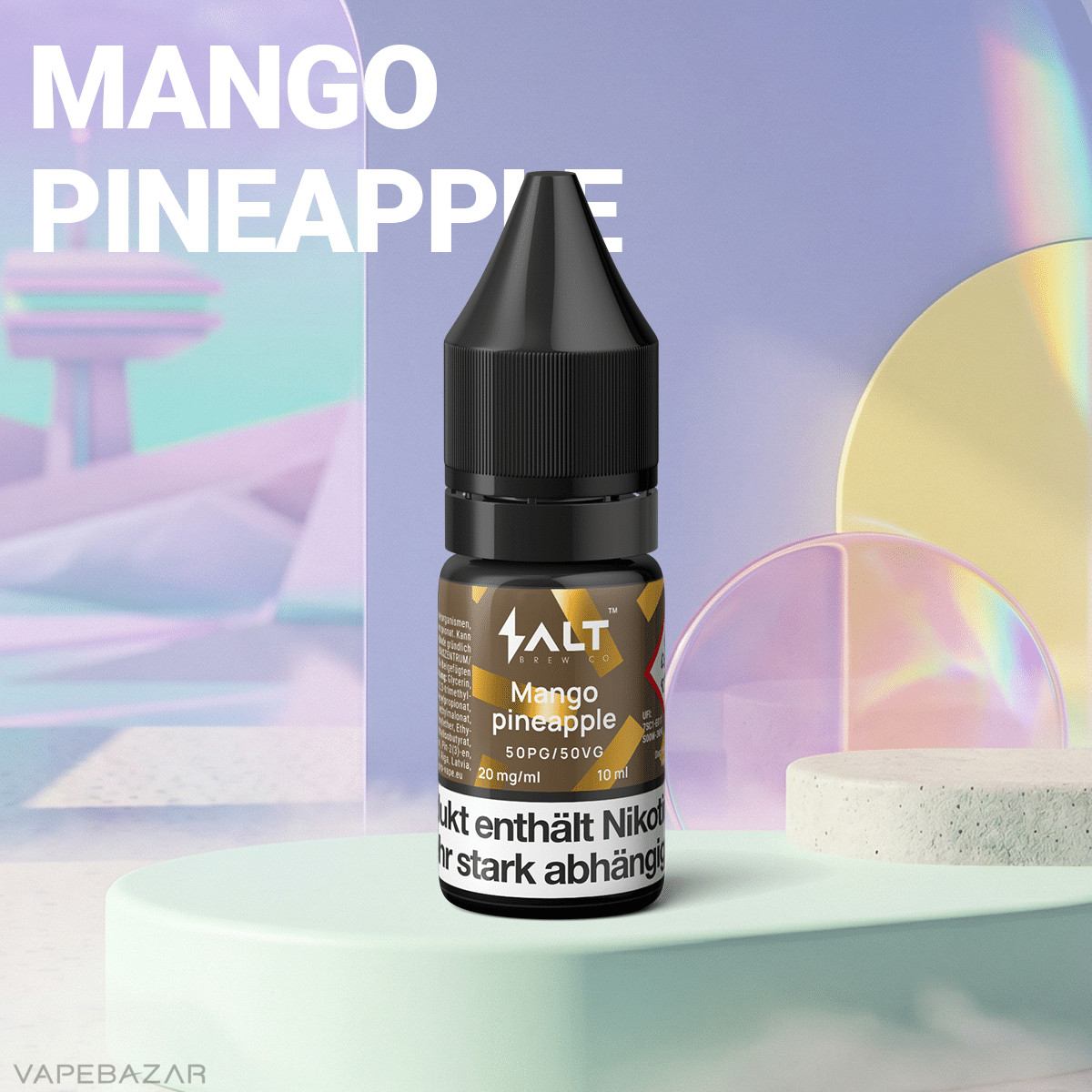 Salt Brew Co Liquid Mango Pineapple2 | Vapebazar Salt Brew Co Liquid - Mango Pineapple2