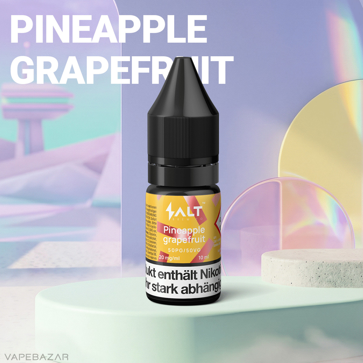 Salt Brew Co Liquid Pineapple Grapefruit2 | Vapebazar Salt Liquid - Apple Ice