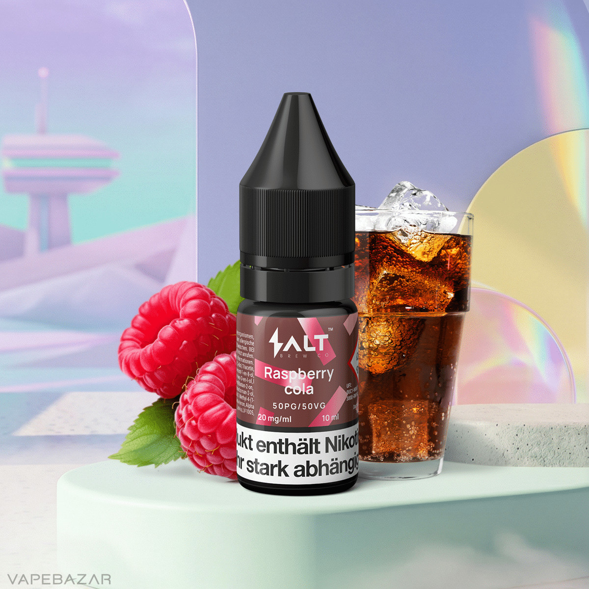 Salt Brew Co Liquid Raspberry Colasalt liquid | Vapebazar Salt Brew Co Liquid - Raspberry Cola Salt Liquid_