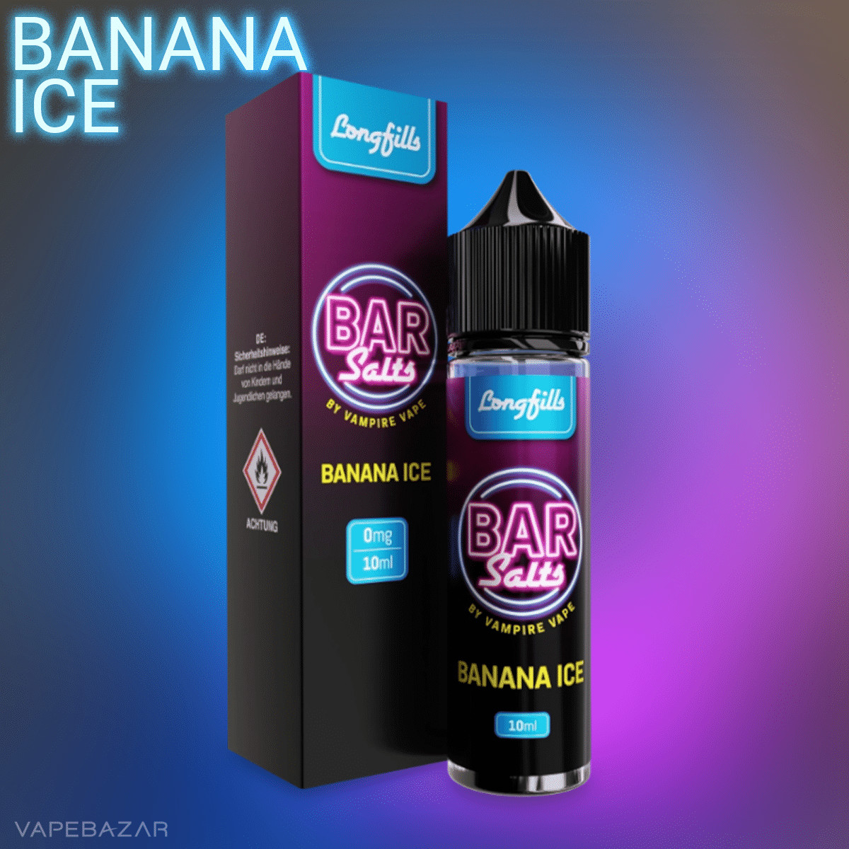 Vampire Vape Bar Salts Longfill Banana Ice2 1 | Vapebazar Bar Salts Longfills - Banana Ice 10Ml – Bild 2