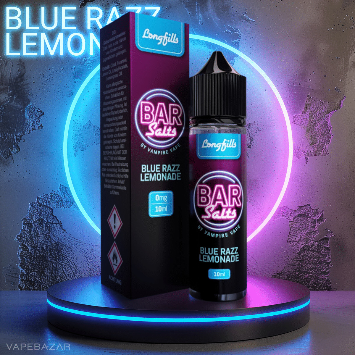 Vampire Vape Bar Salts Longfill Blue Razz Lemonade | Vapebazar Vampire Vape Bar Salts Longfill - Blue Razz Lemonade
