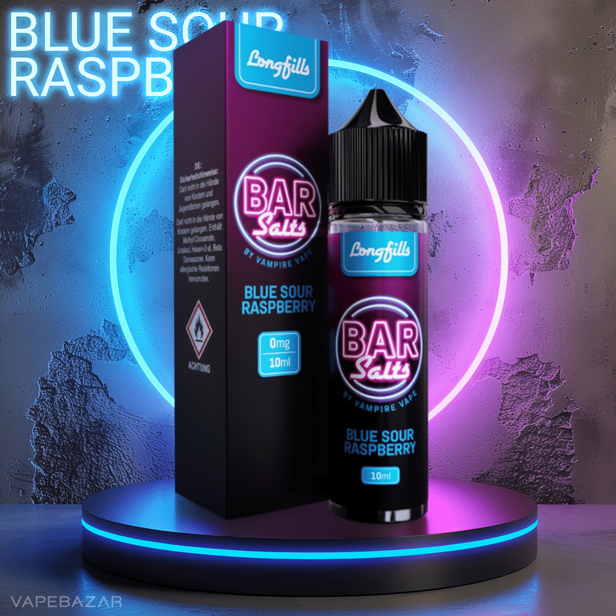 Vampire Vape Bar Salts Longfill Blue Sour Raspberry | Vapebazar Vampire Vape Bar Salts Longfill - Blue Sour Raspberry
