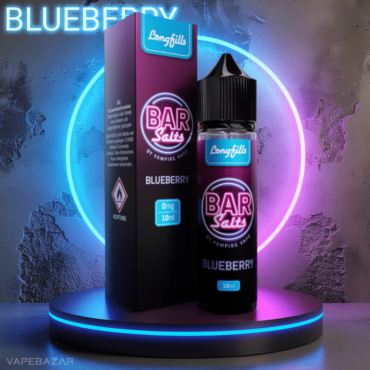 Vampire Vape Bar Salts Longfill Blueberry | Vapebazar Vampire Vape Bar Salts Longfill - Blueberry