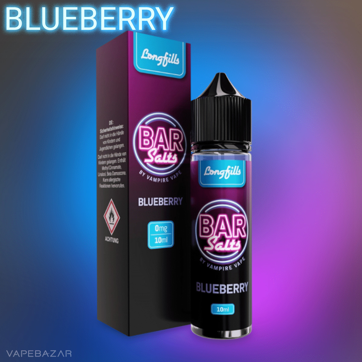 Vampire Vape Bar Salts Longfill Blueberry2 1 | Vapebazar Bar Salts Longfills - Blueberry 10Ml
