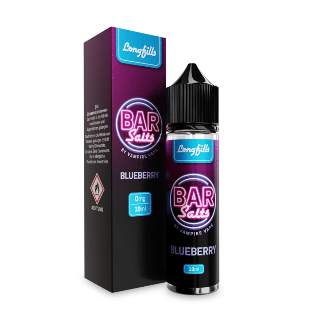 Vampire Vape Bar Salts Longfill Blueberry3 | Vapebazar Bar Salts Longfills - Blueberry 10Ml