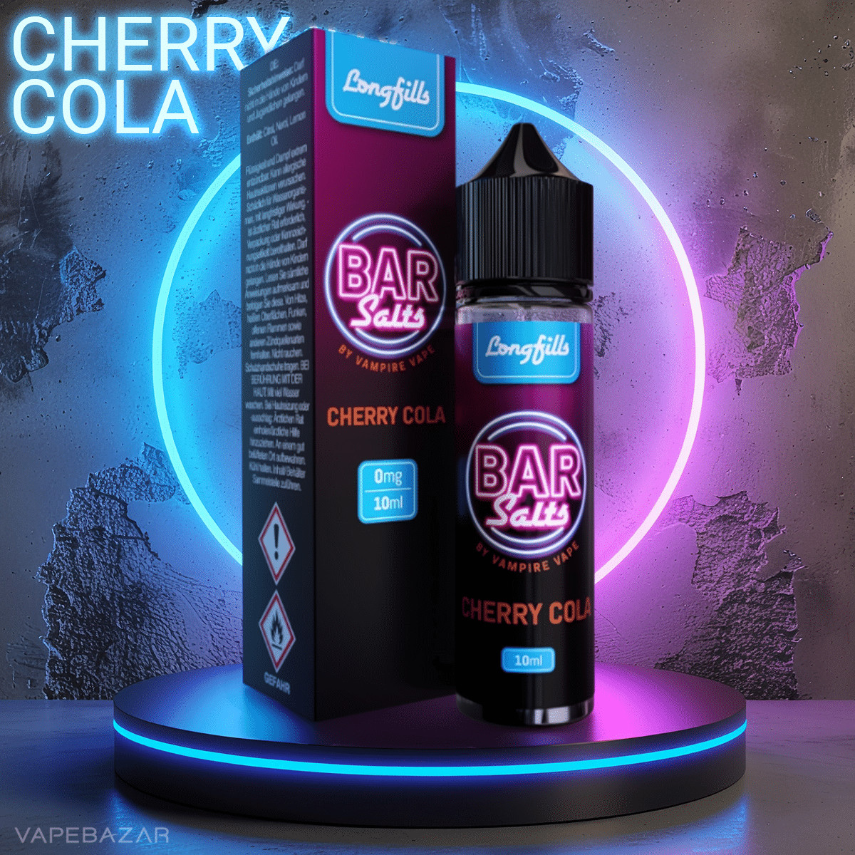 Vampire Vape Bar Salts Longfill Cherry Cola | Vapebazar Vampire Vape Bar Salts Longfill - Cherry Cola